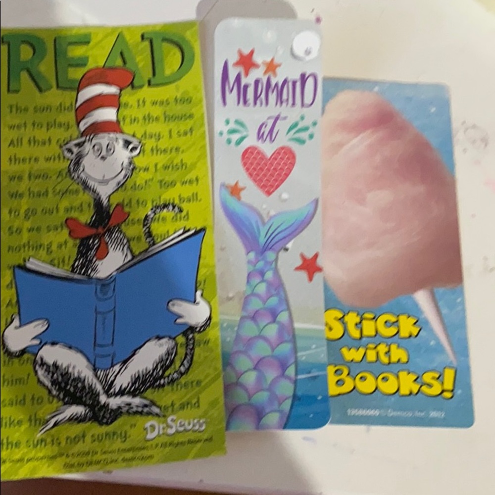 3 pack bookmarks!